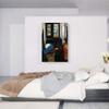 ARTCANVAS Interior With a Violin 1917 Canvas Art Print Stretched Framed Painting Picture Poster Giclee Wall Decor by Henri Matisse - 40" x 26" (0.75" Deep) view 2