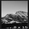 Frame It Easy 8 3/8 x 15 3/8 Satin Black Metal Frame (Ashford) 8.4x15.4 inches view 1