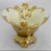 1996 Pedestal Beige Ceramic vase with Rhinestone view 4