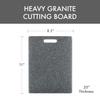 Dexas Superboard Cutting Board with Handle 8.5 x 11 inch Heavy Granite, Compact Kitchen Prep Board, Dishwasher Safe, Non-Porous Poly Surface, Made in USA view 4