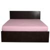 600 Thread-Count Egyptian Cotton Extra Deep Pocket 1PC Fitted Sheet/Bottom Sheet , Olympic Queen (66" X 80")Light Pink Stripe Fit Up To 10-12" inches Deep Pocket Fully Elastic All Around. view 1