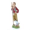 Moranduzzo Young Man with Stick for Nativity Scene 4 Inch Scale 1:20 Height 3.38 in Resin Figure, Hand-Painted, Sculptor Martino Landi view 2