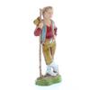Moranduzzo Young Man with Stick for Nativity Scene 4 Inch Scale 1:20 Height 3.38 in Resin Figure, Hand-Painted, Sculptor Martino Landi view 4