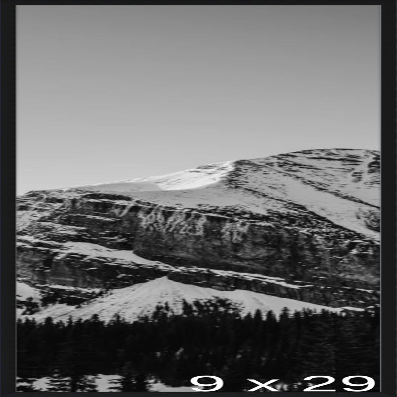 Frame It Easy 9 1/8 x 29 1/8 Satin Black Metal Frame (Ashford) 9.1x29.1 inches