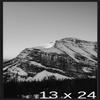 Frame It Easy 13 1/4 x 24 3/4 Satin Black Metal Frame (Ashford) 13.25x24.7 inches view 1