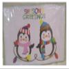 Holiday 20 Christmas Theme Gift Boxes Assorted Sizes Snowmen & Penguin view 2