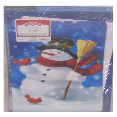 Holiday 20 Christmas Theme Gift Boxes Assorted Sizes Snowmen