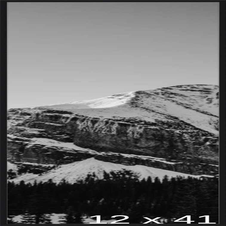 Frame It Easy 12 3/4 x 41 1/2 Satin Black Metal Frame (Ashford) 12.7x41.5 inches
