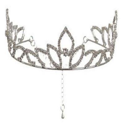 Allstate Floral & Crafts Rhinestone Crown 3.5 inch Silver 2 Count