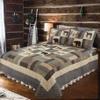Elegant Decor Highlands Cotton Rustic Patchwork Quilt Collection (Queen Quilt 90" W x 90" L) view 3