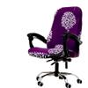 Deisy Dee Computer Office Chair Covers for Stretch Universal Rotating Chair Desk Chairs ONLY Chair Covers (Purple Tree, Medium) view 1