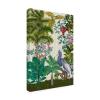 Wrapped Canvas Wall Art - Naomi McCavitt 'Paradis Chinoiserie I' Wall Art for Living Room, Bedroom, or Office Dcor - 16x24 view 1