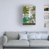 Wrapped Canvas Wall Art - Naomi McCavitt 'Paradis Chinoiserie I' Wall Art for Living Room, Bedroom, or Office Dcor - 16x24 view 3