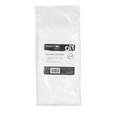 Bentley Retail Dust Sheet, White, 12 x 9