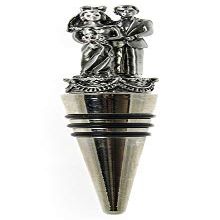 Pewter Bride & Groom Bottle Stopper