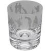 ANIMO GLASS Golf Scene Whisky Tumbler view 1