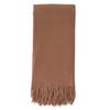 Alashan 100% Cashmere The Essential Throw - Cashmere Throw Blanket - Ripple Finish, Camel view 1