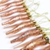Christmas Concepts Pack of 15-8.5cm, 85mm (3.4") Droplet Baubles - Matte & Glitter Design - Christmas Ornaments (Rose Gold) view 4