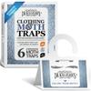 Dr. Killigan Premium Clothing Moth Traps with Pheromones Prime | Non-Toxic Clothes Moth Trap with Lure for Closets | Moth Killer Treatment & Prevention (6, White) view 1
