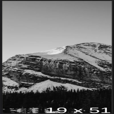 Frame It Easy 19 1/2 x 51 1/4 Satin Black Metal Frame (Ashford) 19.5x51.25 inches