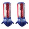 Beistle Glitz N Gleam Uncle Sam Top Hats, 2 Pack OSFM- Independence and Memorial Day Party Accessories, Patriotic Stars & Stripes Novelty Photo Booth Props, Fourth of July Festive Headwear view 1
