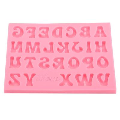 Silicone Candy, Alphabet Baking Cake Chocolate 3D 26 Letters