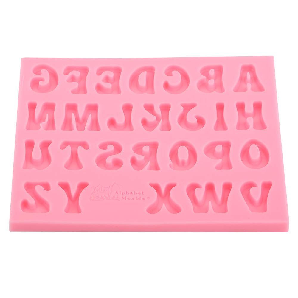 Silicone Candy, Alphabet Baking Cake Chocolate 3D 26 Letters
