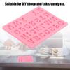 Silicone Candy, Alphabet Baking Cake Chocolate 3D 26 Letters view 3