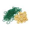 Beistle Leprechaun Loot 74 Piece, 33" & 1.5", Green/Gold view 2