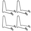 Artliving (4 Pack Black Display Stand Easel Iron Bowl Stands for Display Large Deep Bowls, Platters and Deep Dishes view 1