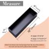 Sansnow Bamboo Drawer Organizer Box for Office Home Black Orgnizer Boxes Office Organizer Boxes, Black 12"*4" view 2
