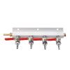 4-Way Co2 Air Gas Distribution Manifold Splitter, Beer Splitter view 1