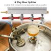 4-Way Co2 Air Gas Distribution Manifold Splitter, Beer Splitter view 3