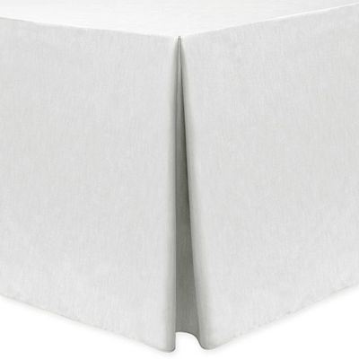 Ultimate Textile -2 Pack- Shantung - Majestic 4 ft. Fitted Tablecloth - Fits 24 x 48-Inch Rectangular Tables, White