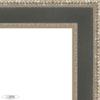 10x13 Distressed/Aged Silver Complete Wood Picture Frame with UV Acrylic Plexiglass, Foam Board Backing & Hardware Included view 2