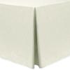 Ultimate Textile -2 Pack- Shantung - Majestic 4 ft. Fitted Tablecloth - Fits 24 x 48-Inch Rectangular Tables, Ivory Cream view 1