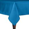 Ultimate Textile -5 Pack- Reversible Shantung Satin - Majestic 54 x 96-Inch Rectangular Tablecloth, Cobalt Blue view 1