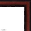 Poster Palooza 8x12 Traditional Mahogany Complete Wood Picture Frame with UV Acrylic Plexiglass, Foam Board Backing & Hardware Included view 2