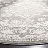 SAFAVIEH Area Rug 5' Round - Reflection Collection - Dark Grey & Cream, Non-Shedding & Easy Cleaning, Ideal for Living Room, Bedroom, Dining Space (RFT664B) view 3