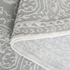 SAFAVIEH Area Rug 5' Round - Reflection Collection - Light Grey & Cream, Non-Shedding & Easy Cleaning, Ideal for Living Room, Bedroom (RFT670C) view 3
