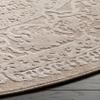 SAFAVIEH Area Rug 5' Round - Reflection Collection - Beige & Cream, Non-Shedding & Easy Cleaning, Ideal for Living Room, Bedroom, Dining Space (RFT664A) view 4