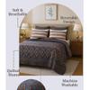DaDa Bedding Farmhouse Southwestern Aztec Bedspread Set - Bohemian Desert Tribal Quilted Coverlet w/Pillow Shams - Bright Vibrant Colorful Diamond - King Size - 3-Pieces (KSX002) view 4