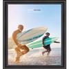 Poster Palooza 26x40 Contemporary Black Complete Wood Picture Frame with UV Acrylic Plexiglass, Foam Board Backing & Hardware Included view 4