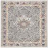 SAFAVIEH Evoke Collection 5'1" x 7'6" Grey/Grey EVK288F Oriental Medallion Distressed Non-Shedding Living Room Bedroom Area Rug view 3