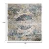 SAFAVIEH Area Rug 8x10 - Madison Collection - Large - Light Grey & Blue, Oriental Medallion Distressed Design, Non-Shedding & Easy Cleaning, Ideal for Living Room, Bedroom, Dining Space (MAD158F) view 2