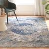 SAFAVIEH Area Rug 8x10 - Madison Collection - Large - Light Grey & Blue, Oriental Medallion Distressed Design, Non-Shedding & Easy Cleaning, Ideal for Living Room, Bedroom, Dining Space (MAD158F) view 4