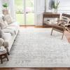 SAFAVIEH Area Rug 8x10 - Madison Collection - Large - Silver & Ivory, Snowflake Medallion Distressed Design, Non-Shedding & Easy Cleaning, Ideal for Living Room, Bedroom, Office, Dining (MAD603G) view 1