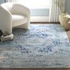 SAFAVIEH Area Rug 8x10 - Madison Collection - Large - Ivory & Blue, Boho Chic Medallion Design, Non-Shedding & Easy Cleaning, Ideal for Living Room, Bedroom, Office, Dining Space (MAD152M) view 4