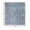 SAFAVIEH Area Rug 8x10 - Brentwood Collection - Large - Navy & Light Grey, Floral Damask Trellis Design, Non-Shedding & Easy Cleaning, Ideal for Living Room, Bedroom, Office, Dining Space (BNT860M) view 2