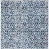 SAFAVIEH Area Rug 8x10 - Brentwood Collection - Large - Navy & Light Grey, Floral Damask Trellis Design, Non-Shedding & Easy Cleaning, Ideal for Living Room, Bedroom, Office, Dining Space (BNT860M) view 3